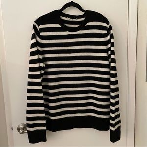 Frame Wool Blend Striped Sweater